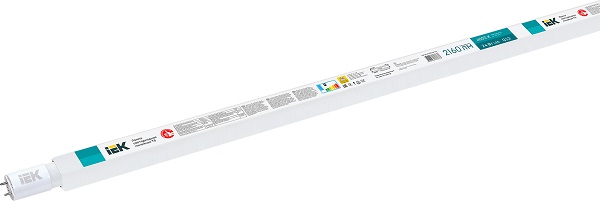 Лампа светодиодная LED-T8 1500мм линейная 24Вт 230В 4000К G13 2160Лм IEK