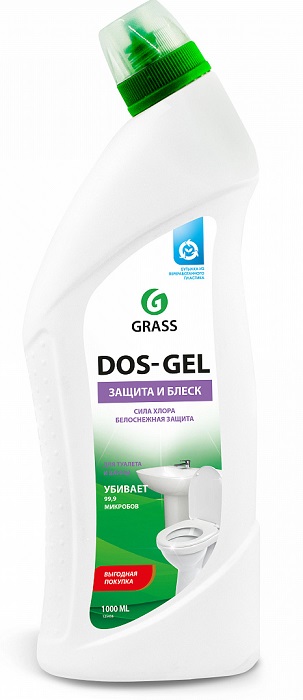 Дезинфицирующий чистящий гель DOS-GEL (1л)