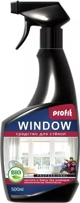 Средство для стекол Profit Window 0,5л (ПЭТ) (20шт/кор.)