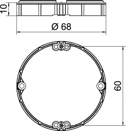 Кольцо выравнивающее HW 10, D68mm, H10 mm