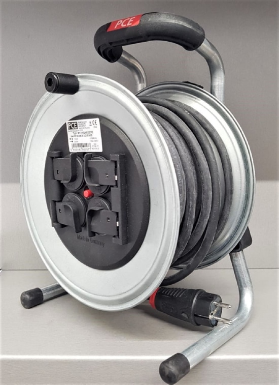 Удлинитель на метал. катушке HEDI Jawor H05RR-F3x2.5 20m 4x220V "шуко"