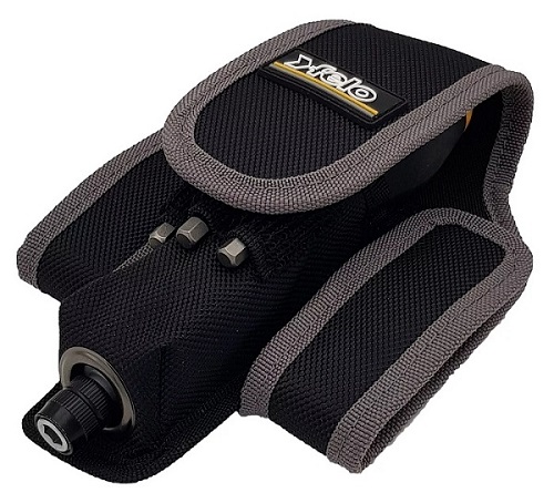Трещотка Ergonic K 1/4, поворотная, с набором бит в чехле, 16 предмето, 