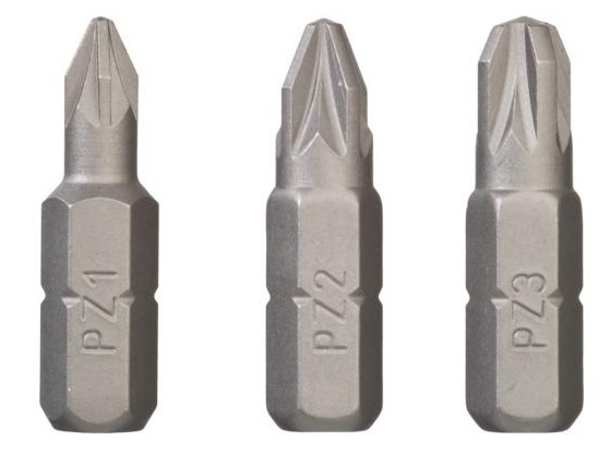 Насадка PZ1/PZ2/PZ3, 25 мм, C-form, 3 шт. Makita