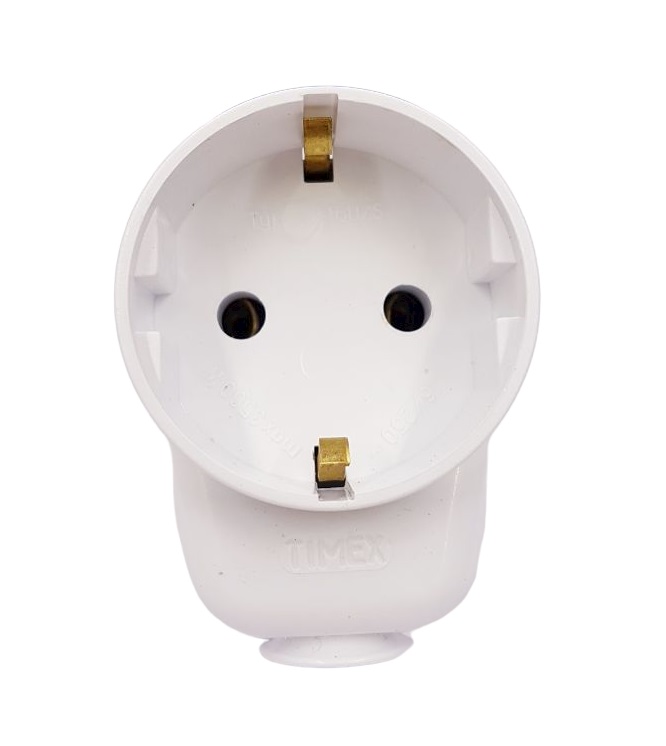 Вилка с розеткой UNI-SCHUKO  WT-16U/G-S (15 шт.)