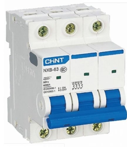 Автоматический выключатель NXB-63S C25/3 4.5кА CHINT