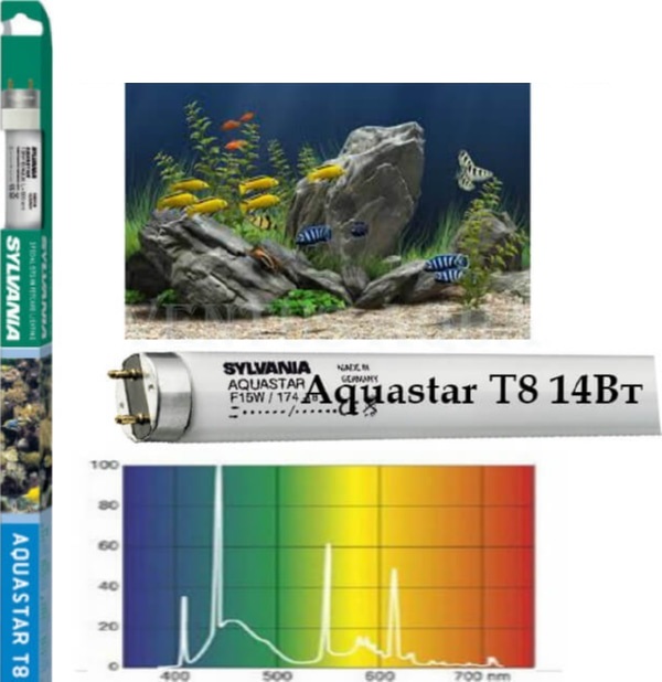 Лампа AQUASTAR F14W/T8/174