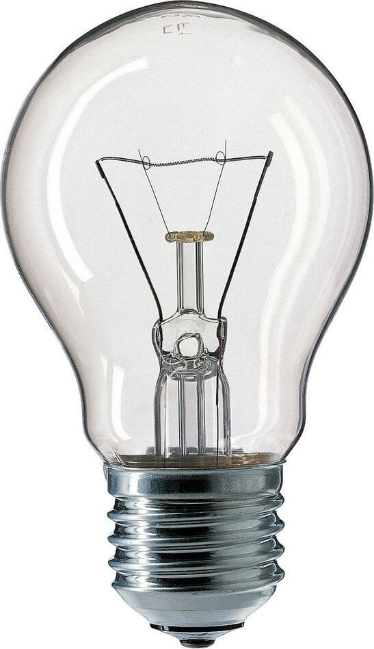 Лампа прозр. А19  75W E-27  220-230V (Elux) (уп. 100шт.)