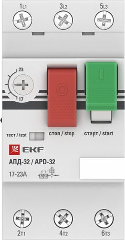 Автоматический выключатель пуска двигателя АПД-32 17-23А 600В, EKF PROxima