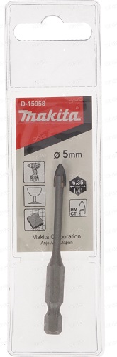 Сверло(стекло) хвост.1/4 5x65 Makita