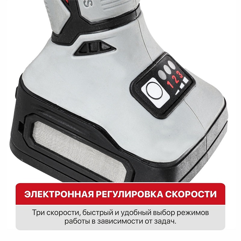УШМ аккум. 20V PWS20H-125D SOLO (125мм, 3 скорости, ТУШКА) P.I.T