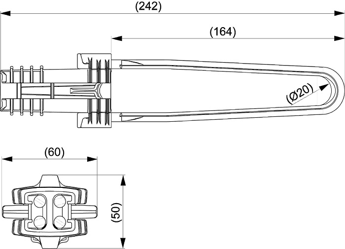 Зажим анкерный SO 243 (2-4х(6-25) ENSTO