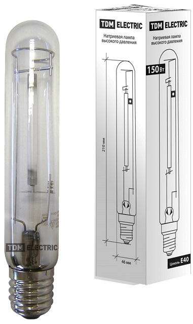 Лампа натриевая ДнаТ Е40 150Вт TDM