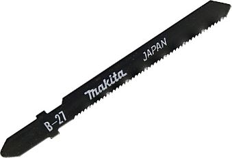 Пилки для лобзика № B27 5шт. Makita (A-85787) для фигурной резки железа,нержавеющей стали, цветных м
