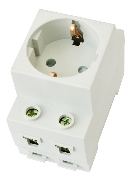 Розетка AC30-111 с/з на DIN-рейку CHINT
