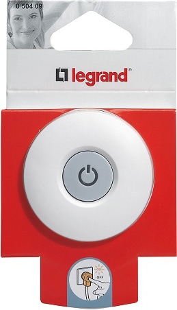 Вилка с выключателем 16A  (050409) LEGRAND