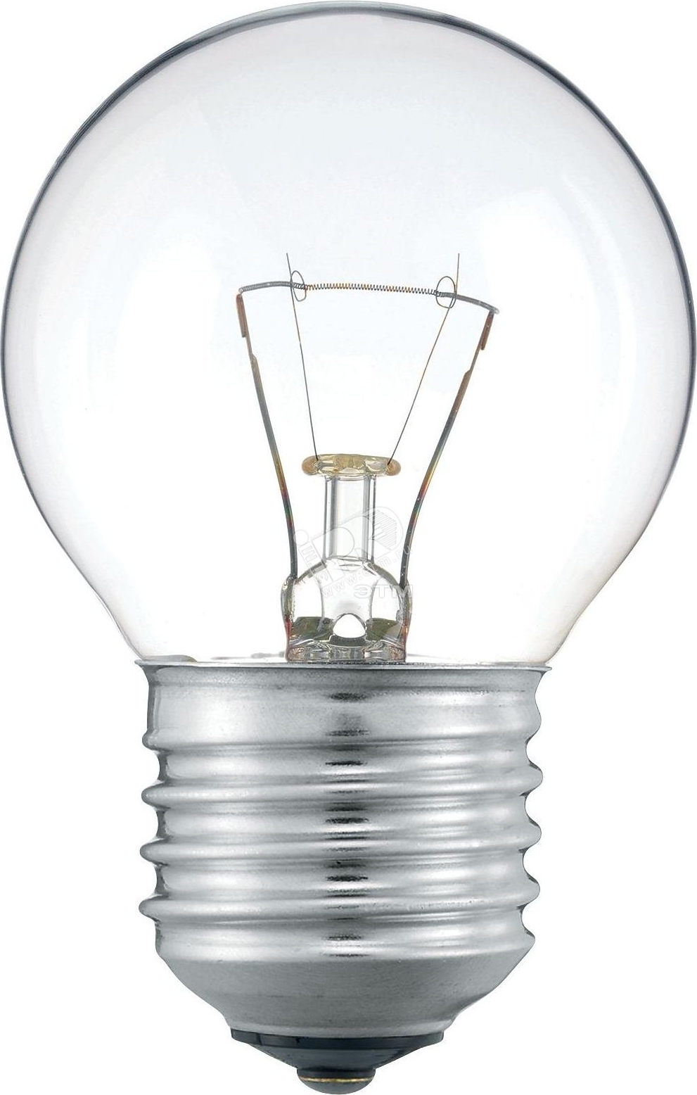 Лампочка P45 шар прозрачная Е-27  60W Pila (100шт)