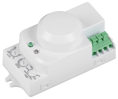 Датчик движения ДД-МВ 201 белый, 1200Вт, 360 гр.,8М,IP20  ИЭК