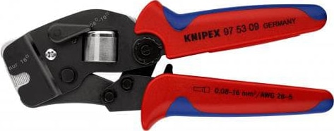 Инструмент для обжима контактных гильз 0,08 - 10 + 16 мм (блистер)