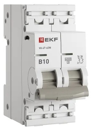 Автоматический выключатель ВА 47-63N B10/2 6кА Proxima EKF (без НДС)