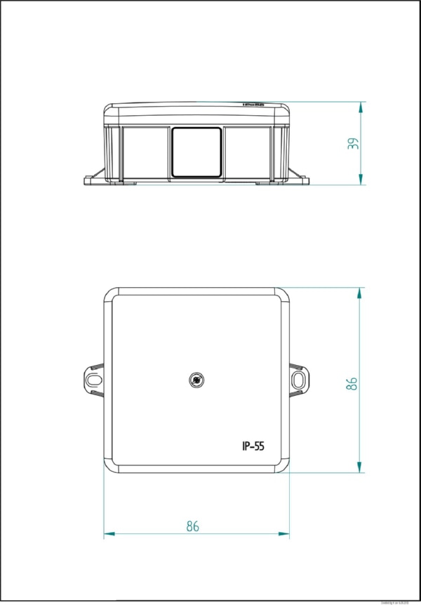 Коробка распред. 5*2,5  ip-55 EP-LUX c колодкой (226-11) (в упак - 20 шт)