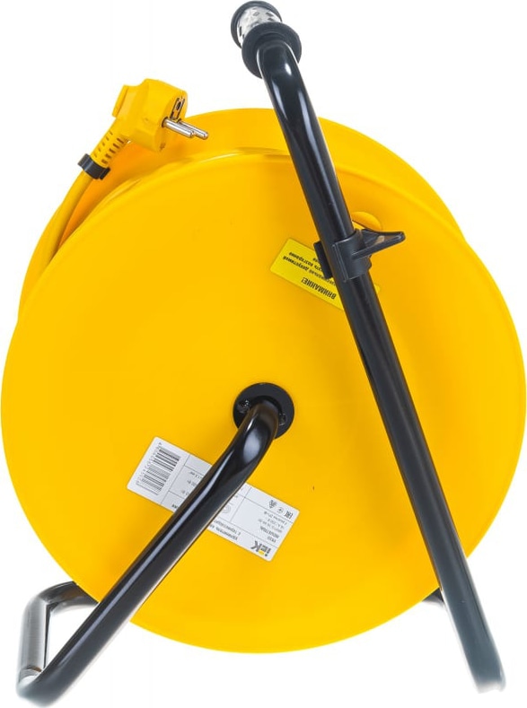 Катушка УК50 с т/з 4 места 2Р+PЕ/50м 3х1,5 мм2 "Industrial" IEK