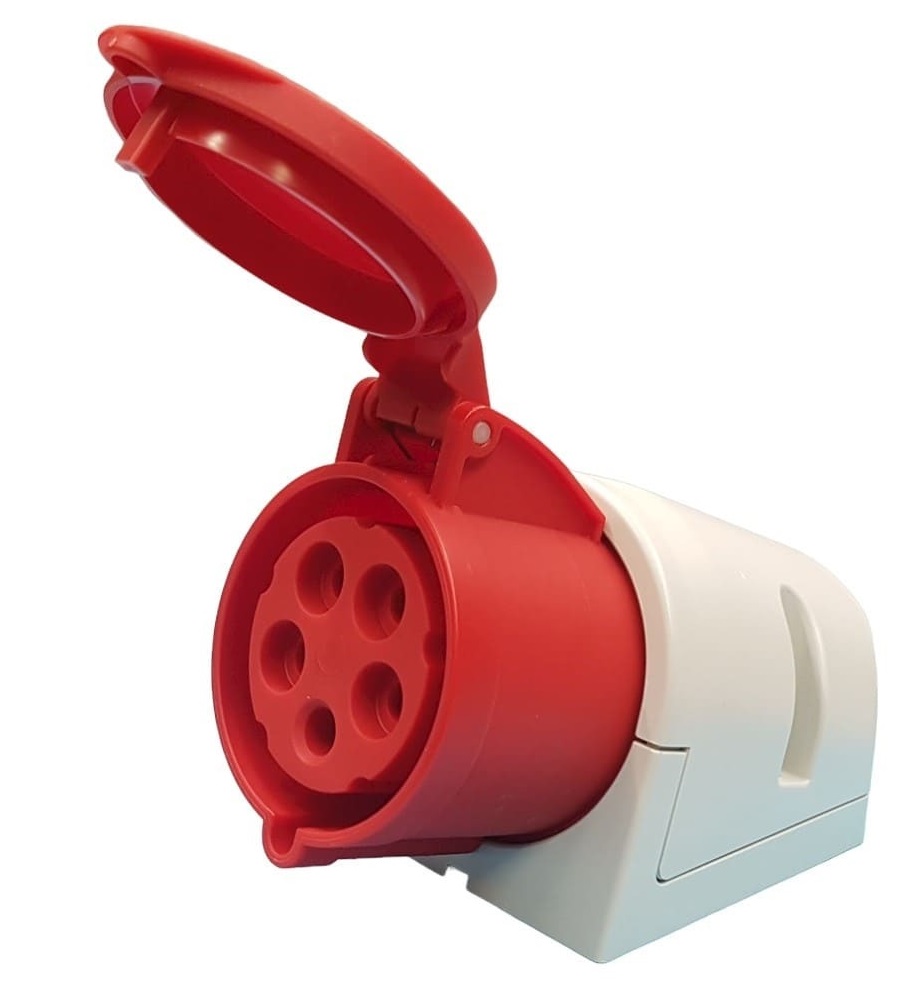 Разъем стац. IP-44   32/5 гнездо (125-6)