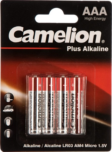 Элемент питания Camelion  LR 03  Plus Alkaline BL-4 1.5В( в коробке 48 шт.)