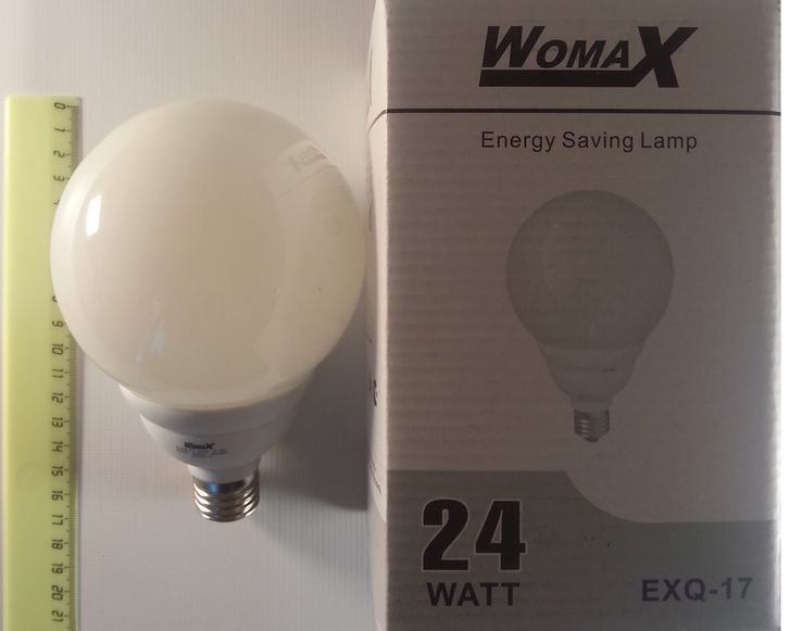 Лампа EXQ-17  24W (E-27) 4000K Womax (20шт.)