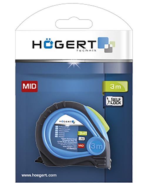 Рулетка 3 м, MID, PTFE HOEGERT