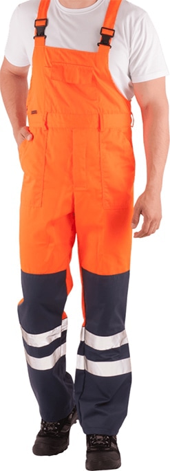 Полукомбинезон рабочий, оранжевый, размер L (NEO)