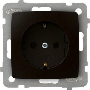 Розетка GP-1SS/m/40 1518 одинарная "шуко" (без рамки), 