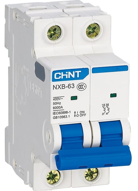 Автоматический выключатель NXB-63S C10/2 4.5кА CHINT