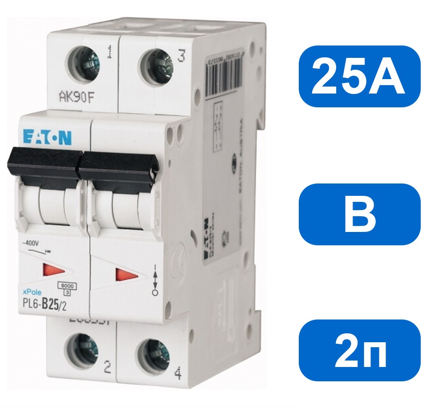 Автомат PL6-B25/2
