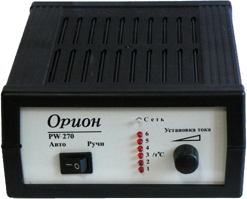 Зарядное устройство Орион-270 (автомат/ручн,0-7А,12В,линейный амперм)