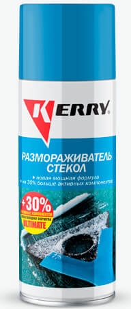 Размораживатель стекол KERRY (аэроз.) 520 мл