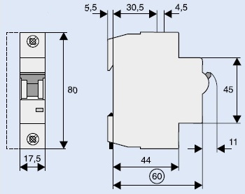 Автомат PL6-D20/1