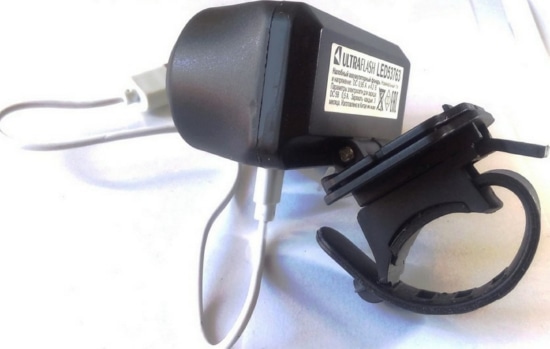 Фонарь Ultraflash LED53763 (налоб.аккум 3,7В, черный, XPE + COB LED, 3+3 Ватт, 1 реж., крепл., бокс)