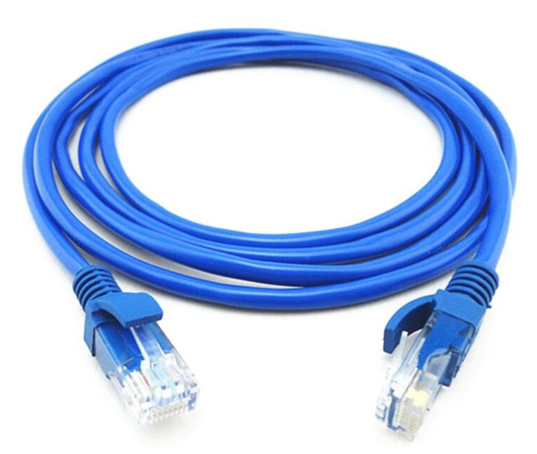Патч-корд 5м UTP Cat.6e RJ45 Cu синий (RIPO)