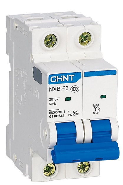 Автоматический выключатель NXB-63S C4/2 4.5кА CHINT