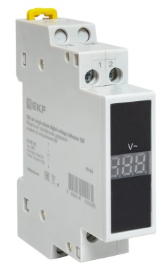 Модульный однофазный цифровой индикатор напряжения EKF
