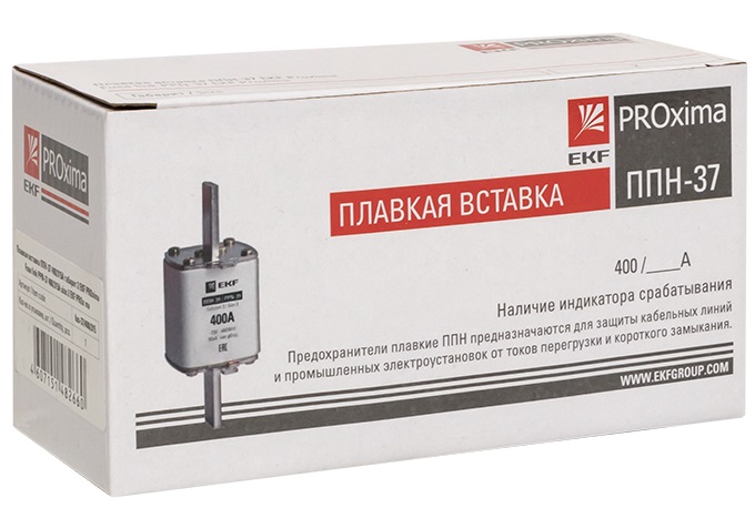 Вставка плавкая ППН-37 400/315А 660В габарит 2 EKF