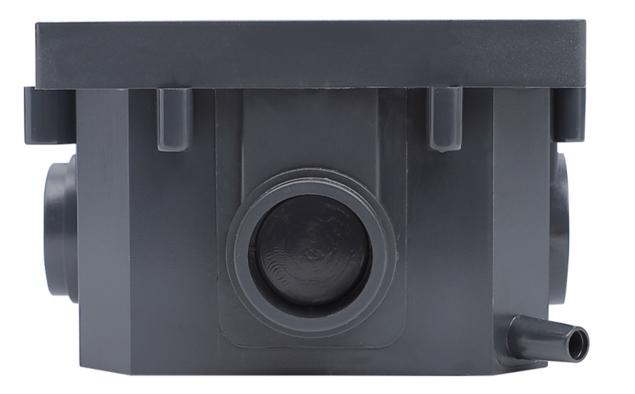 Лючок в бетонный пол с коробкой на 2 модуля IP44 мат никель PRIMER IEK