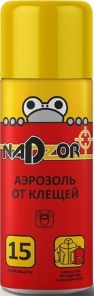 Аэрозоль от клещей 100 мл Nadzor