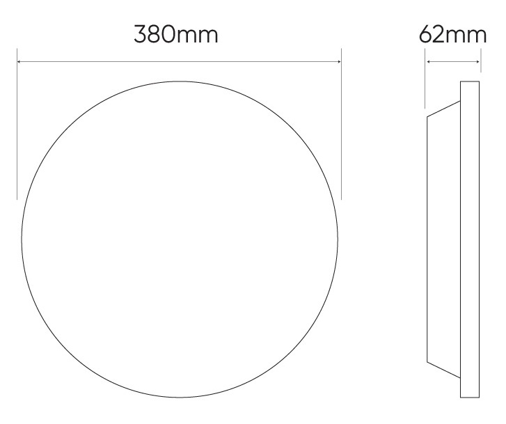 Светильник LED ЖКХ LITE PLAFON 24W 1950Lm 4000K IP44 круг Ledline