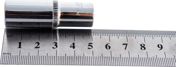 Головка сменная 6-гранная  длинная  1/4", 12 мм (NEO)