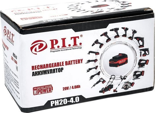 Аккумулятор OnePower PH20-4.0 P.I.T. (20В, 4Ач, Li-Ion) P.I.T.