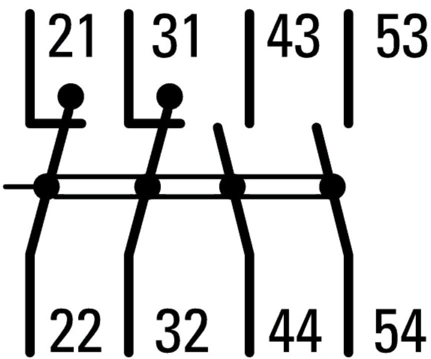 Дополнительный контакт DILM32-XHI22 (2н.з.+2н.р.)  (DILM 7...32)