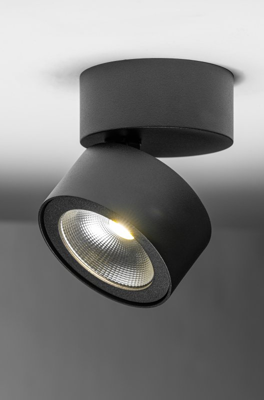 Спот LED BIANCO 15Вт 4000K 1500Лм IP20 102мм черный 36° GTV