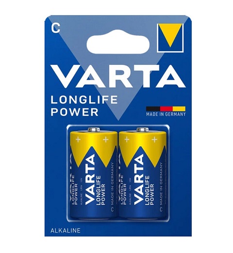  Элемент питания Varta 4914 LONGLIFE POWER (HIGH ENERGY) LR14 BL2  (20/200 шт.)