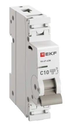 Автоматический выключатель ВА 47-63N C10/1 6кА Proxima EKF